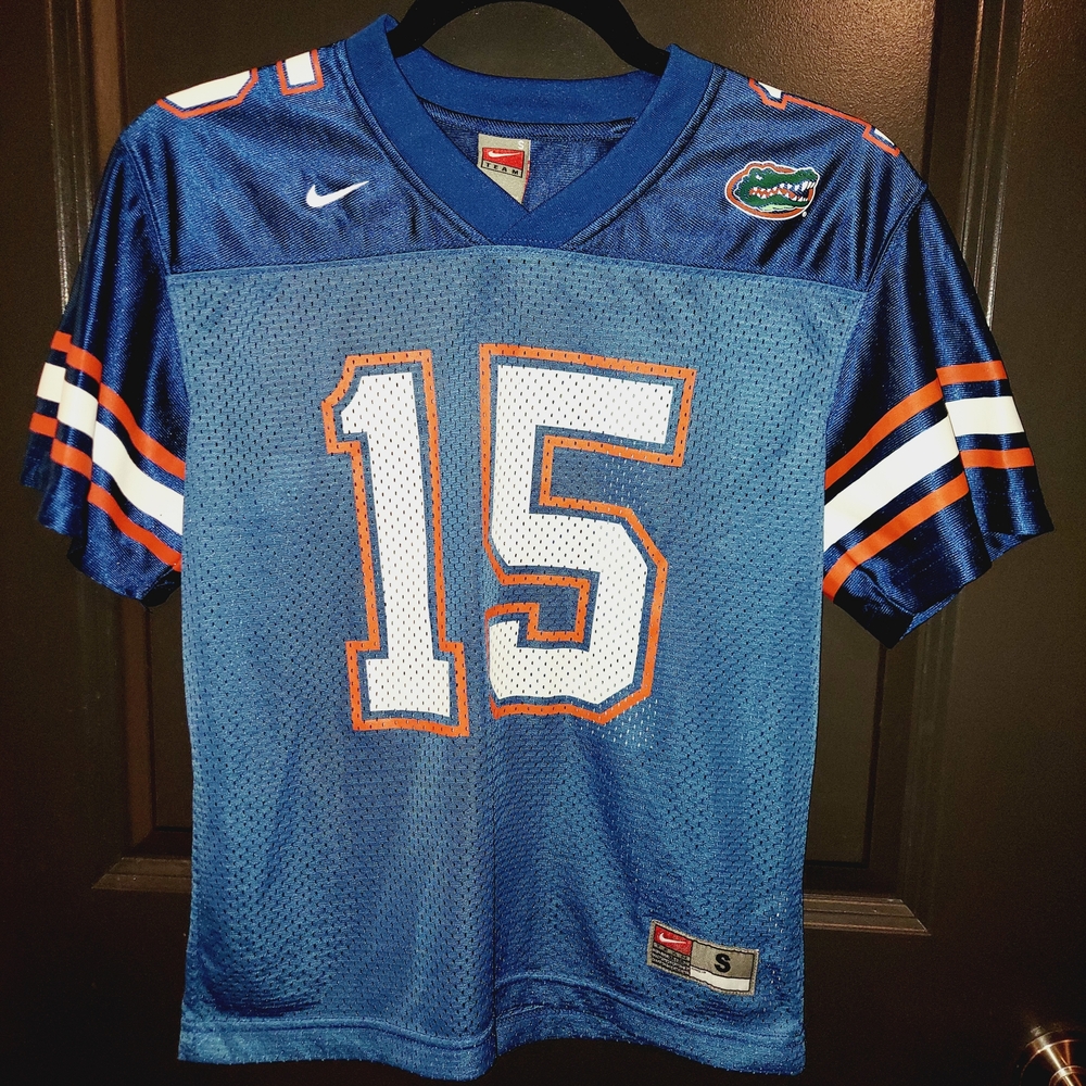 SOLD:  Nike Blue and White Jersey with Number 15